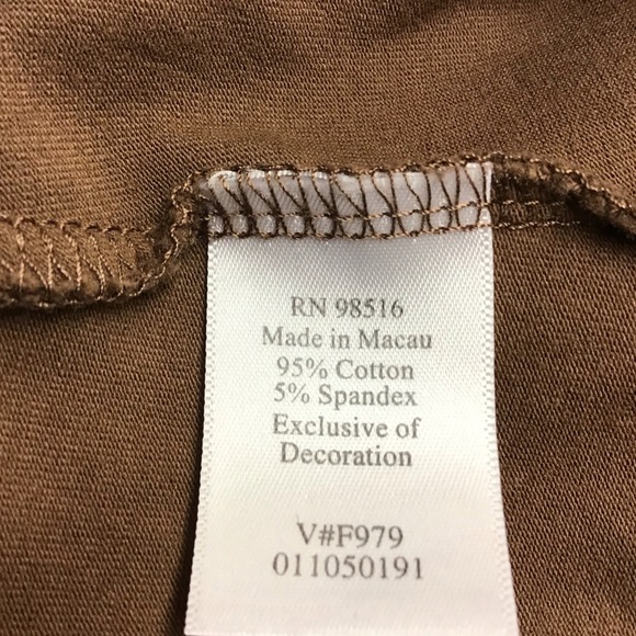 COLDWATER CREEK woman's sleeveless top   XL  brown - Picture 4 of 5